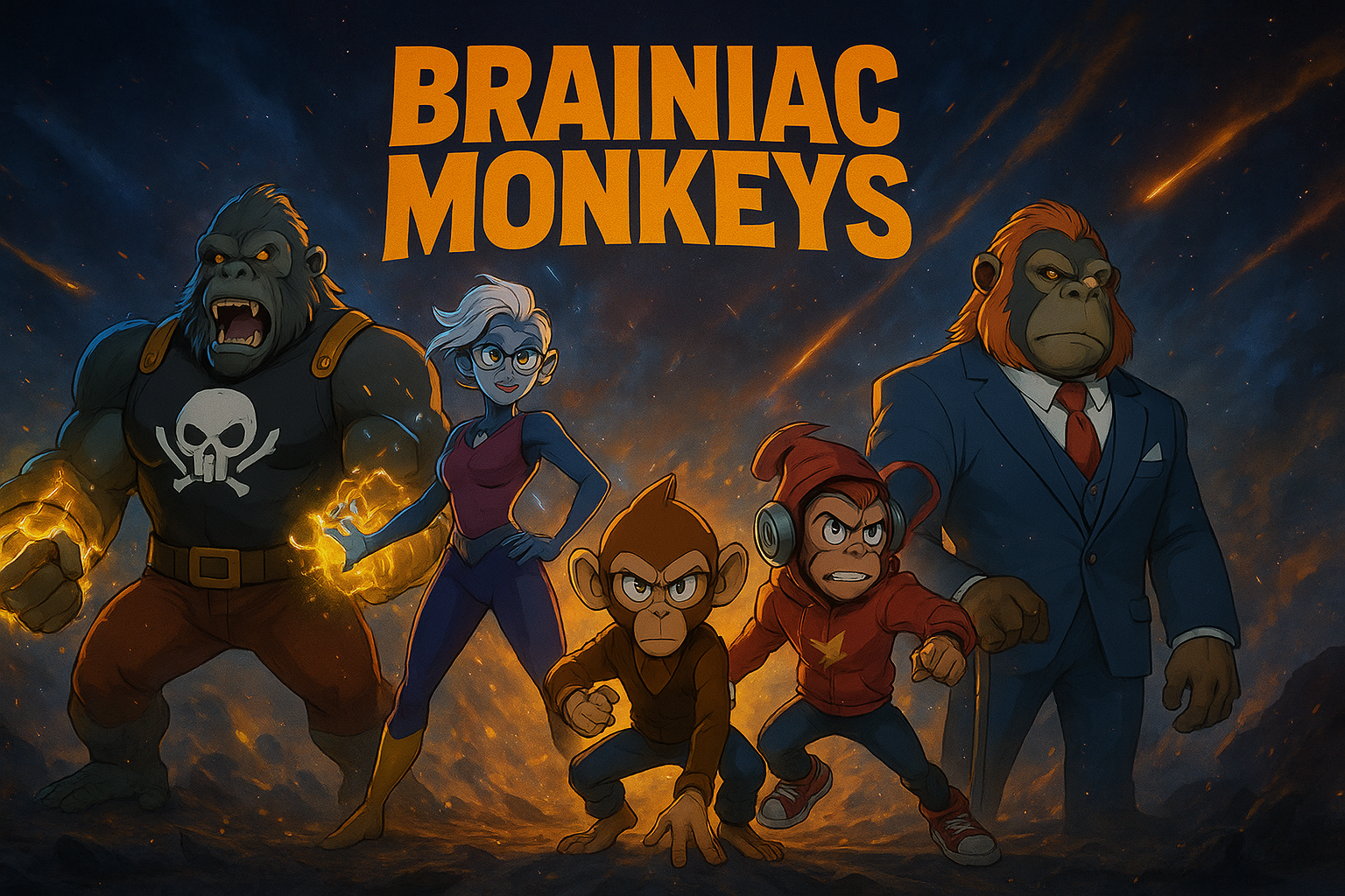Brainiac Monkeys – The Adventure Cover